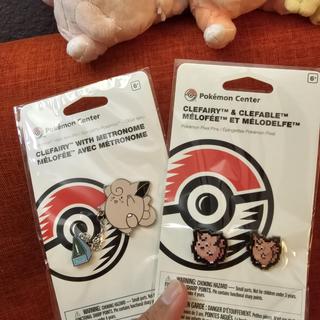 Clefairy & Clefable Pokémon Pixel Pins (2-Pack)