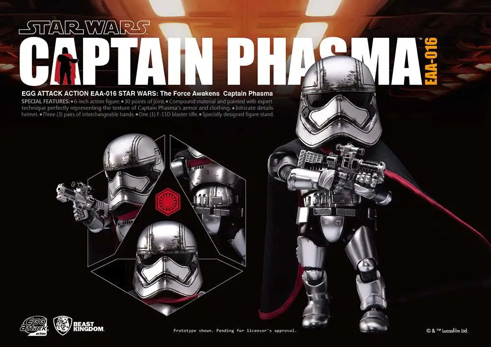 SW FORCE AWAKENS CAP PHASMA EGG ATTACK BEAST KINGDOM