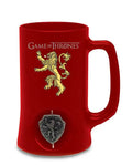 GAME OF T LANNISTER SPIN LOGO RED STEIN SD TOYS