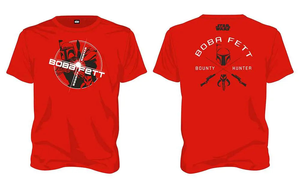 T/S SW BOBA FETT BOUNTY HUNTER RED MEN L SD TOYS