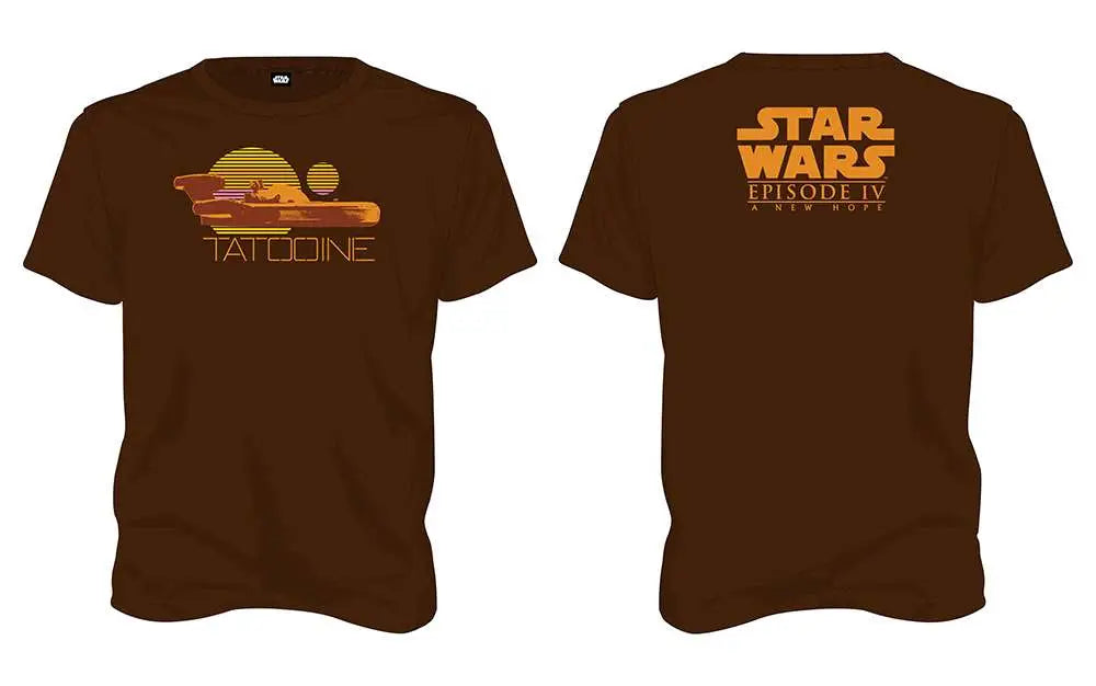 T/S SW TATOOINE BROWN MEN L SD TOYS