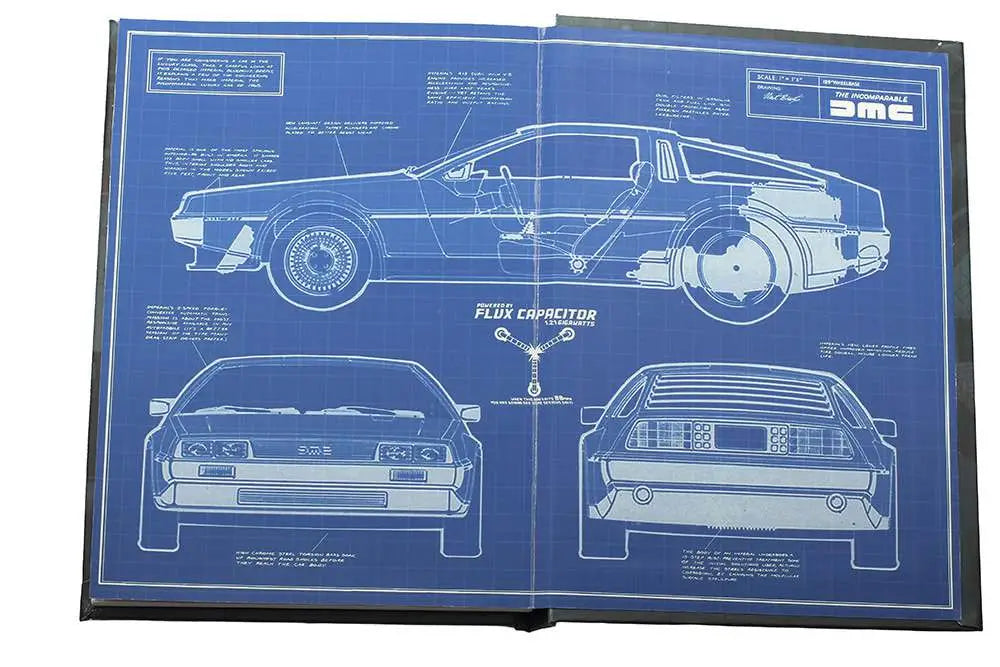 BTTF LOGO LIGHT UP NOTEBOOK SD TOYS