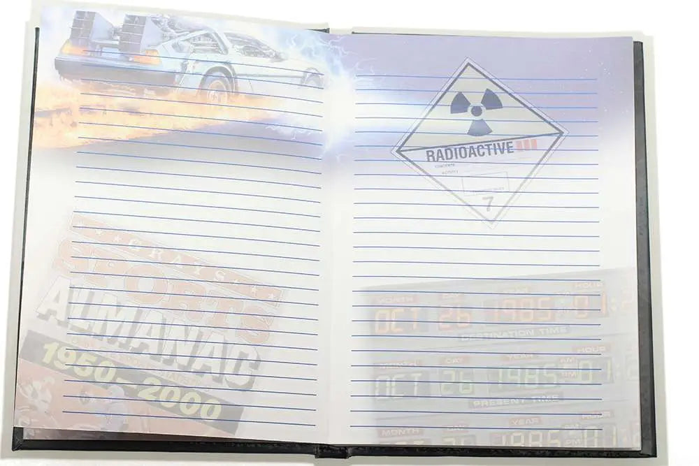 BTTF LOGO LIGHT UP NOTEBOOK SD TOYS