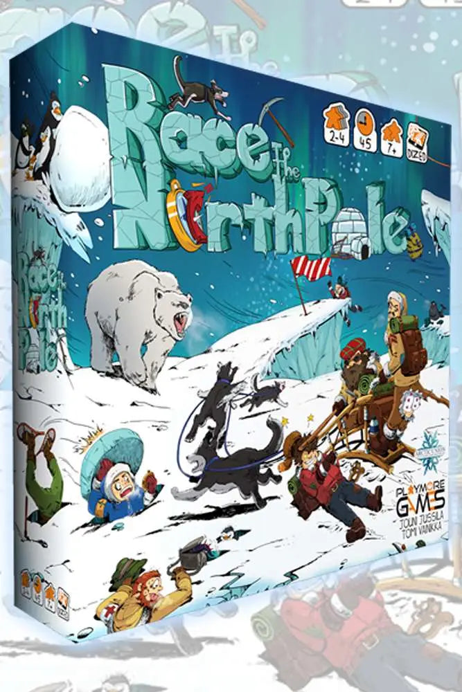 RACE TO THE NORTH POLE BOARDGAME PLAYMORE GAMES