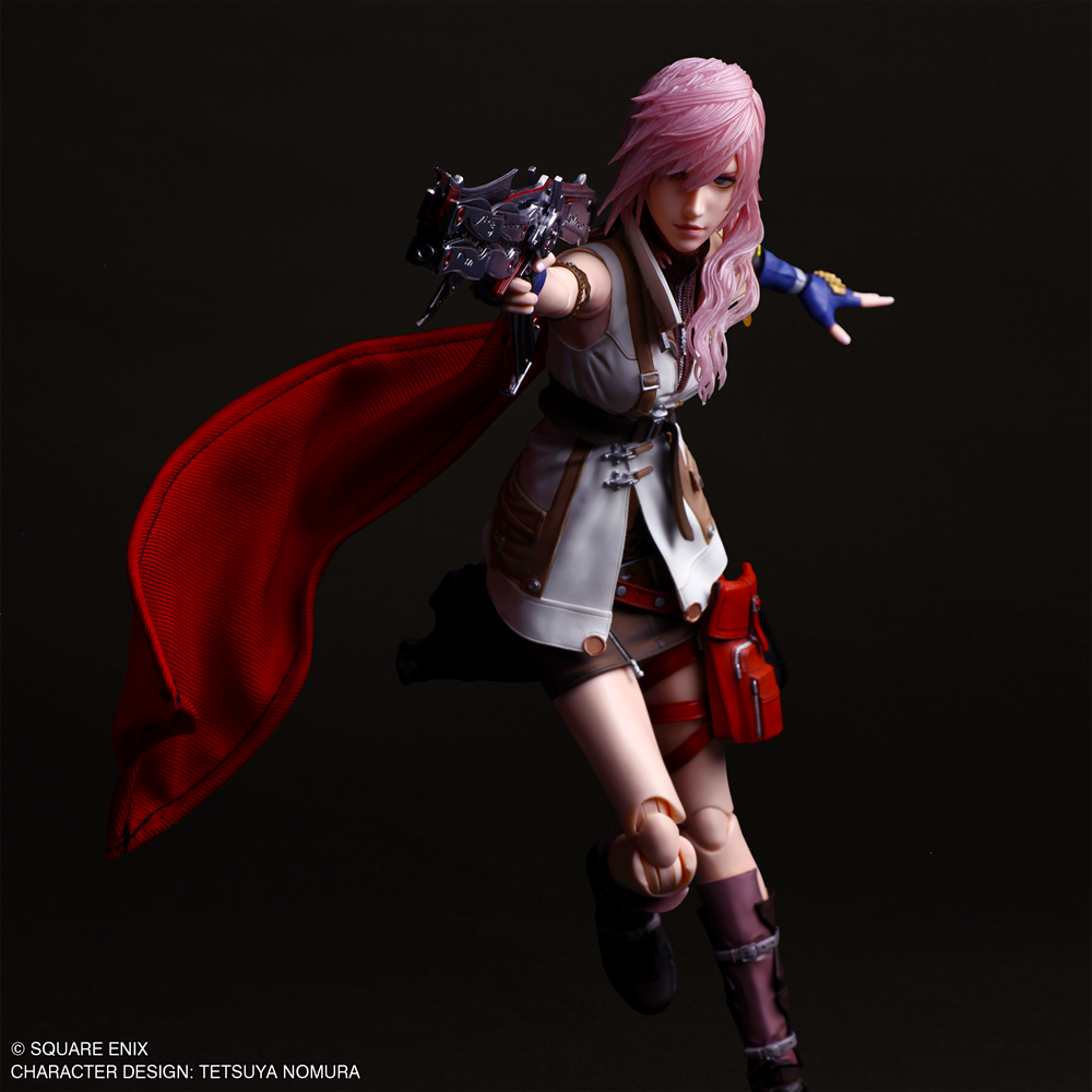 FINAL FANTASY XIII PLAY ARTS SHIN Action Figure LIGHTNING