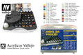 MODEL AIR 71172 COLOR SET AND AIRBRUSH VALLEJO