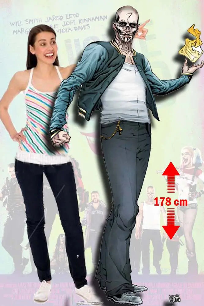 SUICIDE SQUAD EL DIABLO COMICS CUTOUT STAR