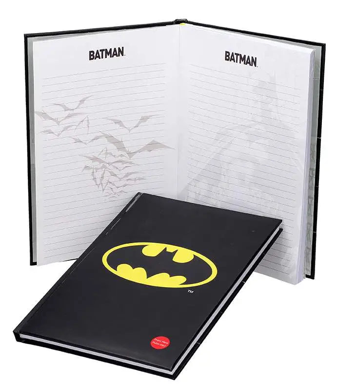 BATMAN BIG NOTEBOOK W/LIGHT SD TOYS