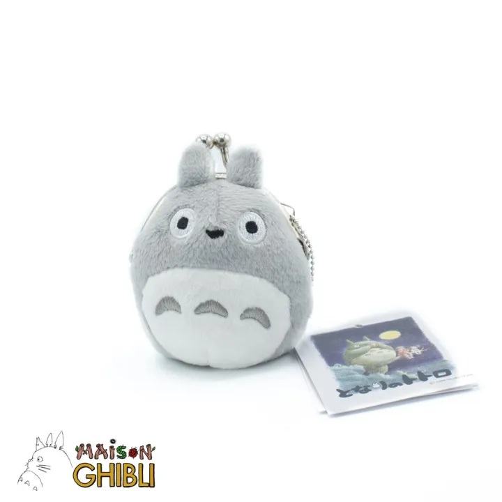 TOTORO MINI COIN PURSE GREY STUDIO GHIBLI