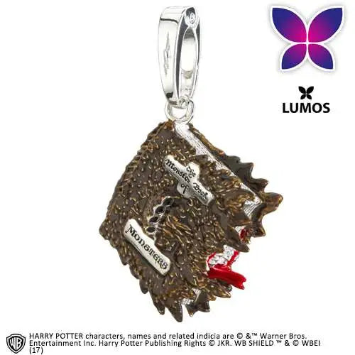 HP LUMOS BOOK OF MONSTERS CHARM NOBLE COLLECTIONS