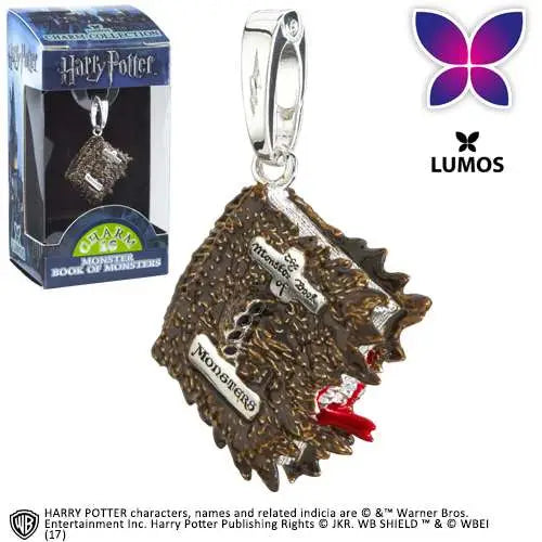 HP LUMOS BOOK OF MONSTERS CHARM NOBLE COLLECTIONS