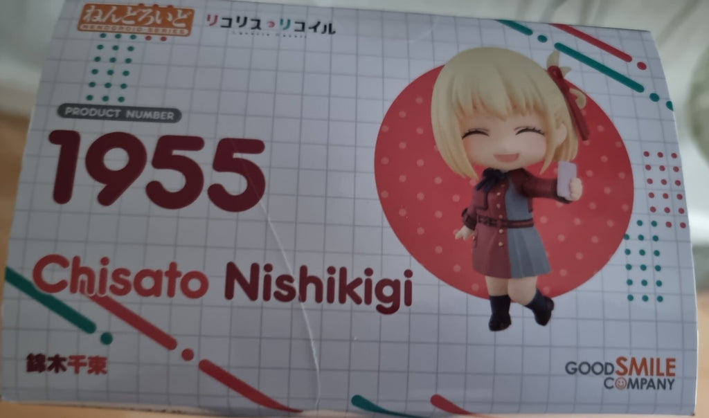 Nendoroid Lycoris Recoil Nishikigi Chisato Damaged box
