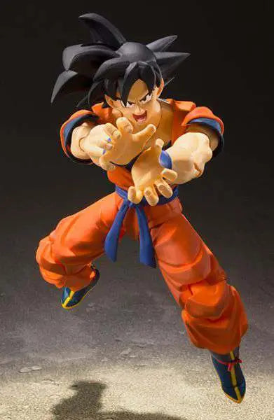DRAGON BALL Z SON GOKU SAYAN RAISED ON EARTH SH FIGUARTS BANDAI