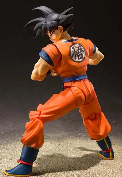 DRAGON BALL Z SON GOKU SAYAN RAISED ON EARTH SH FIGUARTS BANDAI