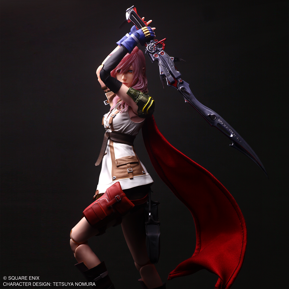 FINAL FANTASY XIII PLAY ARTS SHIN Action Figure LIGHTNING