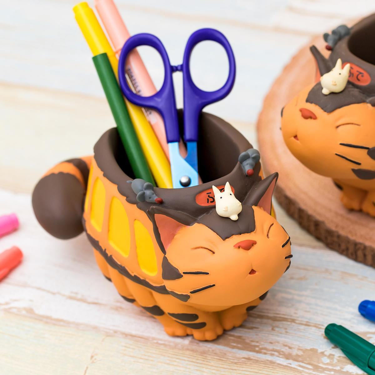 TOTORO NEKOBUS PEN HOLDER STUDIO GHIBLI