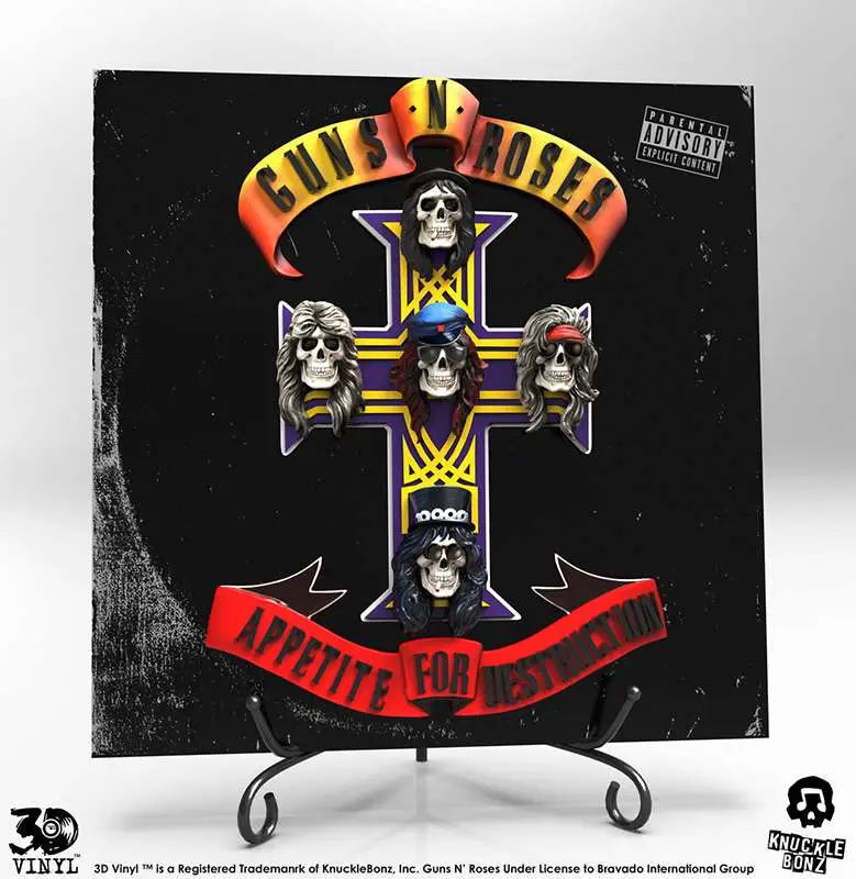 GUNS N ROSES APPETITE FOR DESTRUCT 3D KNUCKLE BONZ