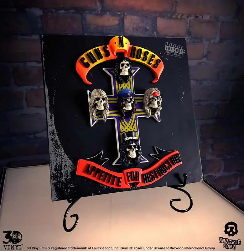 GUNS N ROSES APPETITE FOR DESTRUCT 3D KNUCKLE BONZ