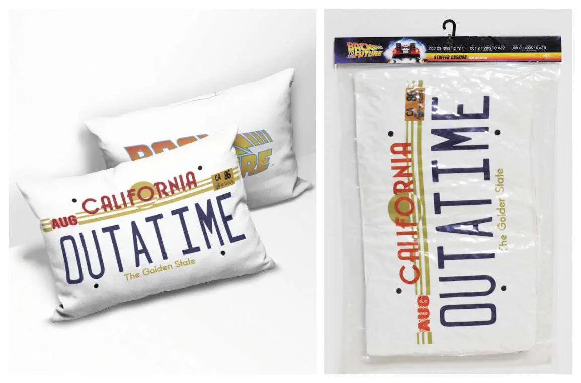 BTTF OUT A TIME RECTANGULAR CUSHION SD TOYS