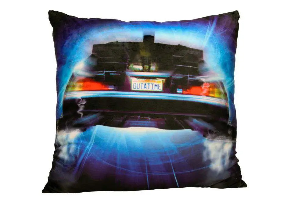 BTTF DELOREAN ROADS SQUARE CUSHION SD TOYS