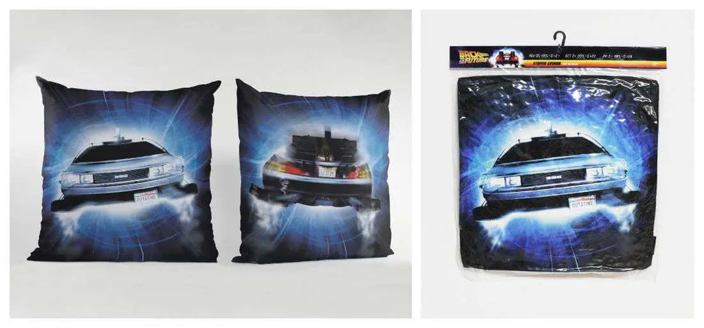 BTTF DELOREAN ROADS SQUARE CUSHION SD TOYS