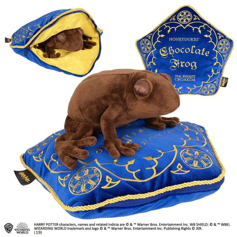 HP CHOCOLATE FROG PLUSH NOBLE COLLECTIONS