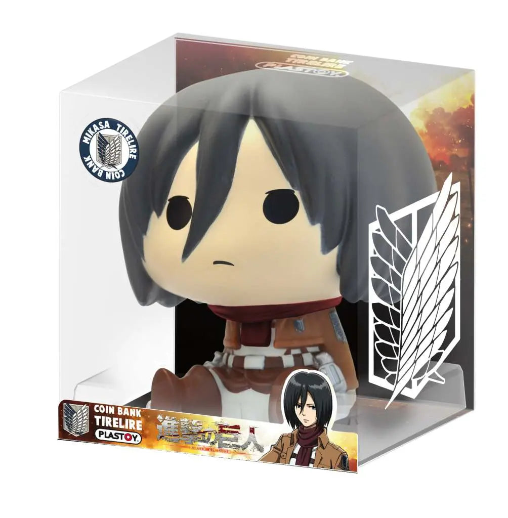 AOT MIKASA CHIBI BANK PLASTOY