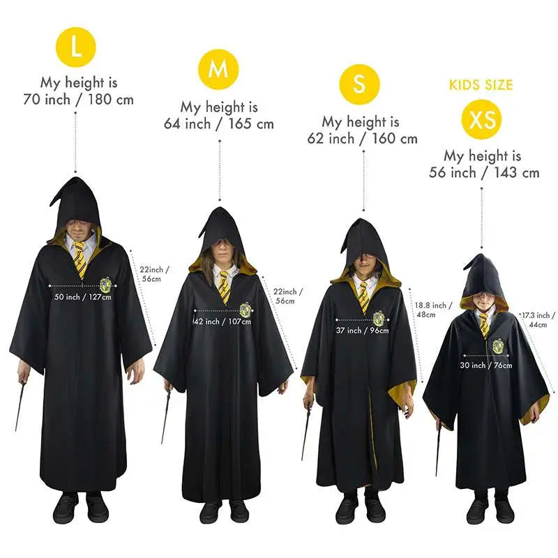 HP HUFFLEPUFF KIDS ROBES XS CINEREPLICAS