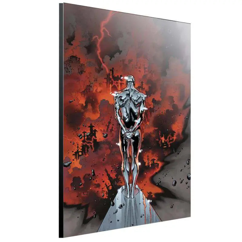 SILVER SURFER BY COIPEL WOOD PANEL M SEMIC