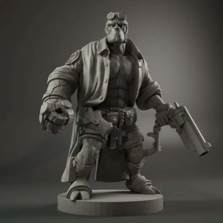HELLBOY PAINTSET WITH FIGURE VALLEJO