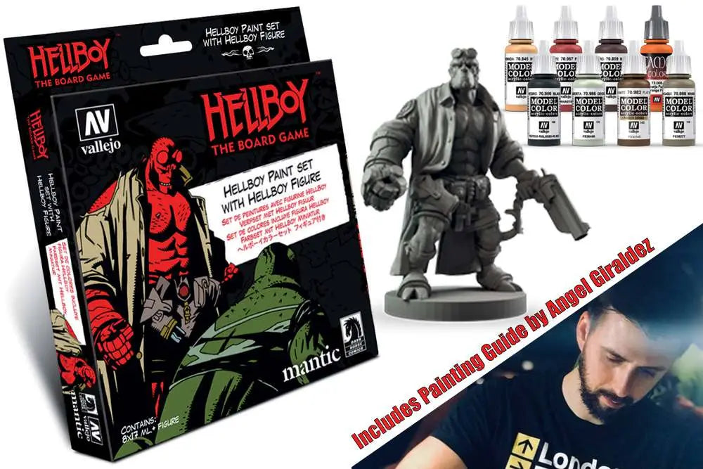 HELLBOY PAINTSET WITH FIGURE VALLEJO