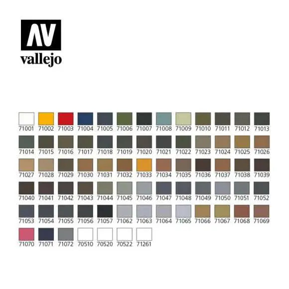 MODEL AIR 71170 BASIC RANGE CASE VALLEJO