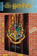 HARRY POTTER HOGWARTS CREST WOOD PRINT PYRAMID INTERNATIONAL