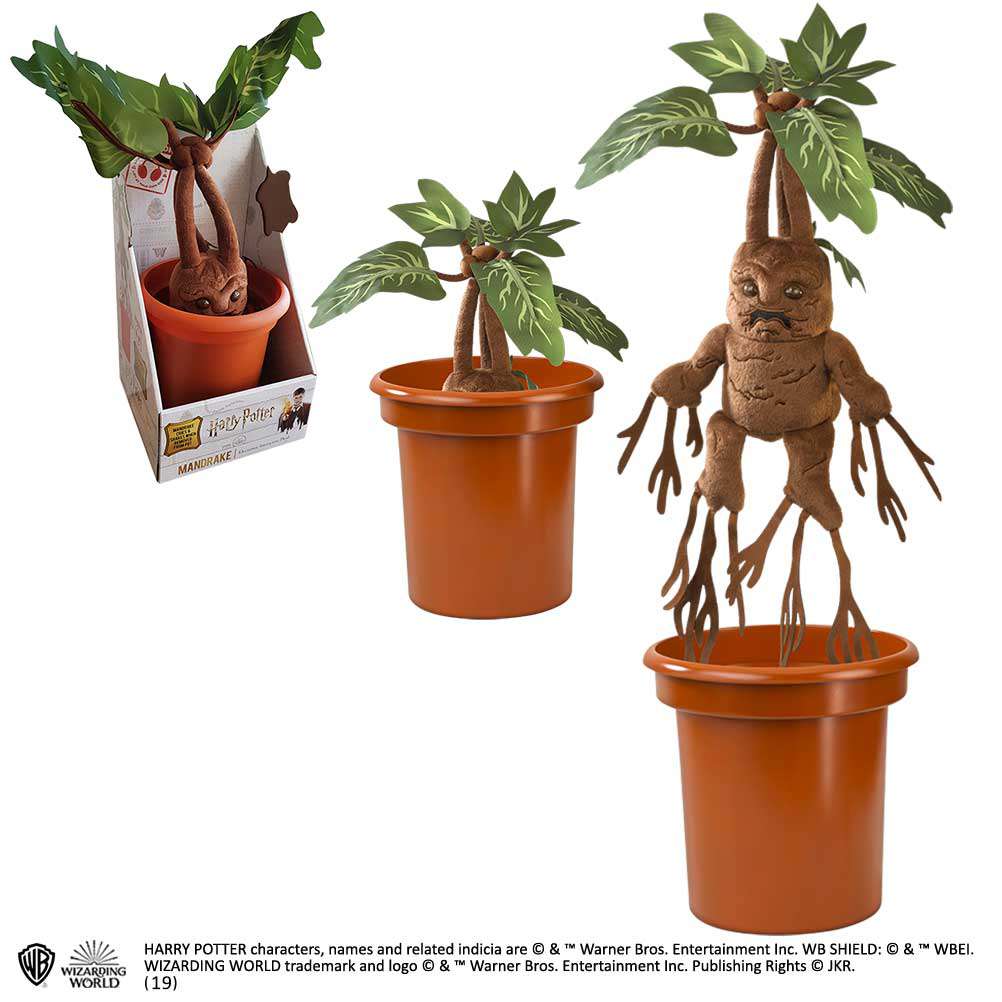 HP MANDRAKE ELECTRONIC PLUSH NOBLE COLLECTIONS