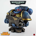 WARHAMMER 40K ULTRAMARINE PRIMARIS BUST SEMIC