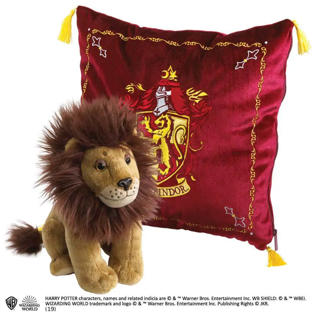 HP GRYFFINDOR HOUSE MASCOT PLUSH WITH PILLOW NOBLE COLLECTIONS
