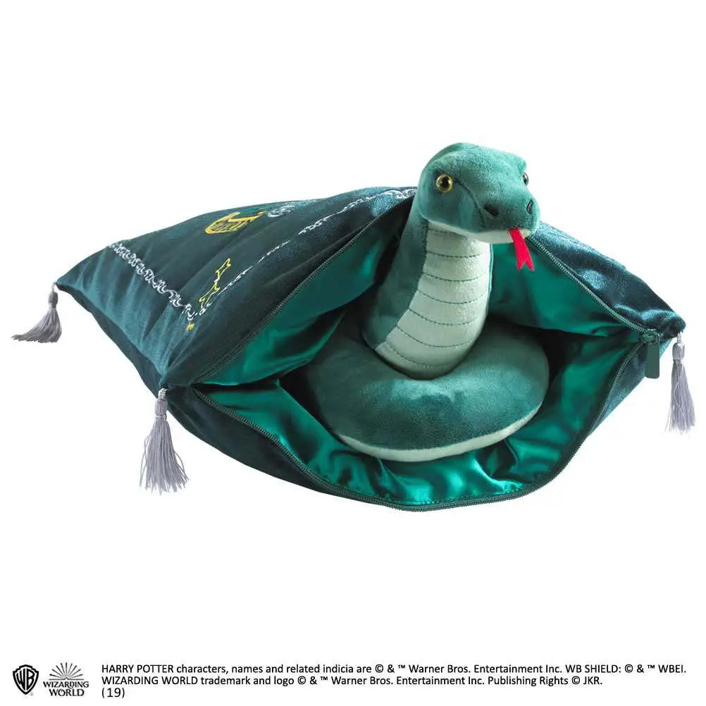 HP SLYTHERIN HOUSE MASCOT PLUSH WITH PILLOW NOBLE COLLECTIONS
