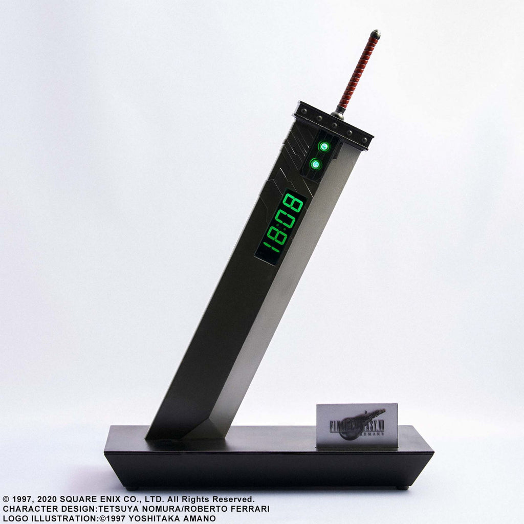 FINAL FANTASY VII REMAKE DIGITAL CLOCK BUSTER SWORD