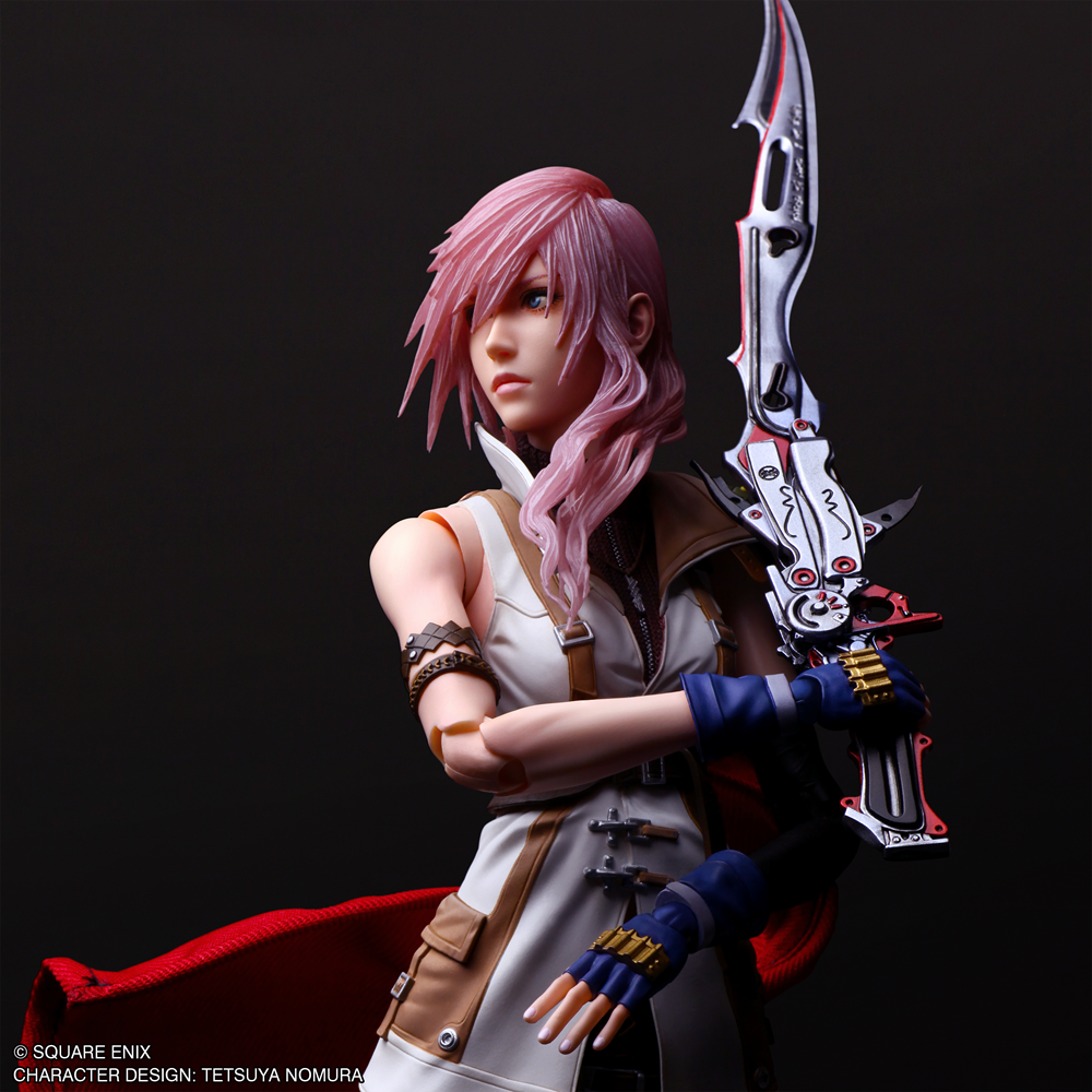 FINAL FANTASY XIII PLAY ARTS SHIN Action Figure LIGHTNING