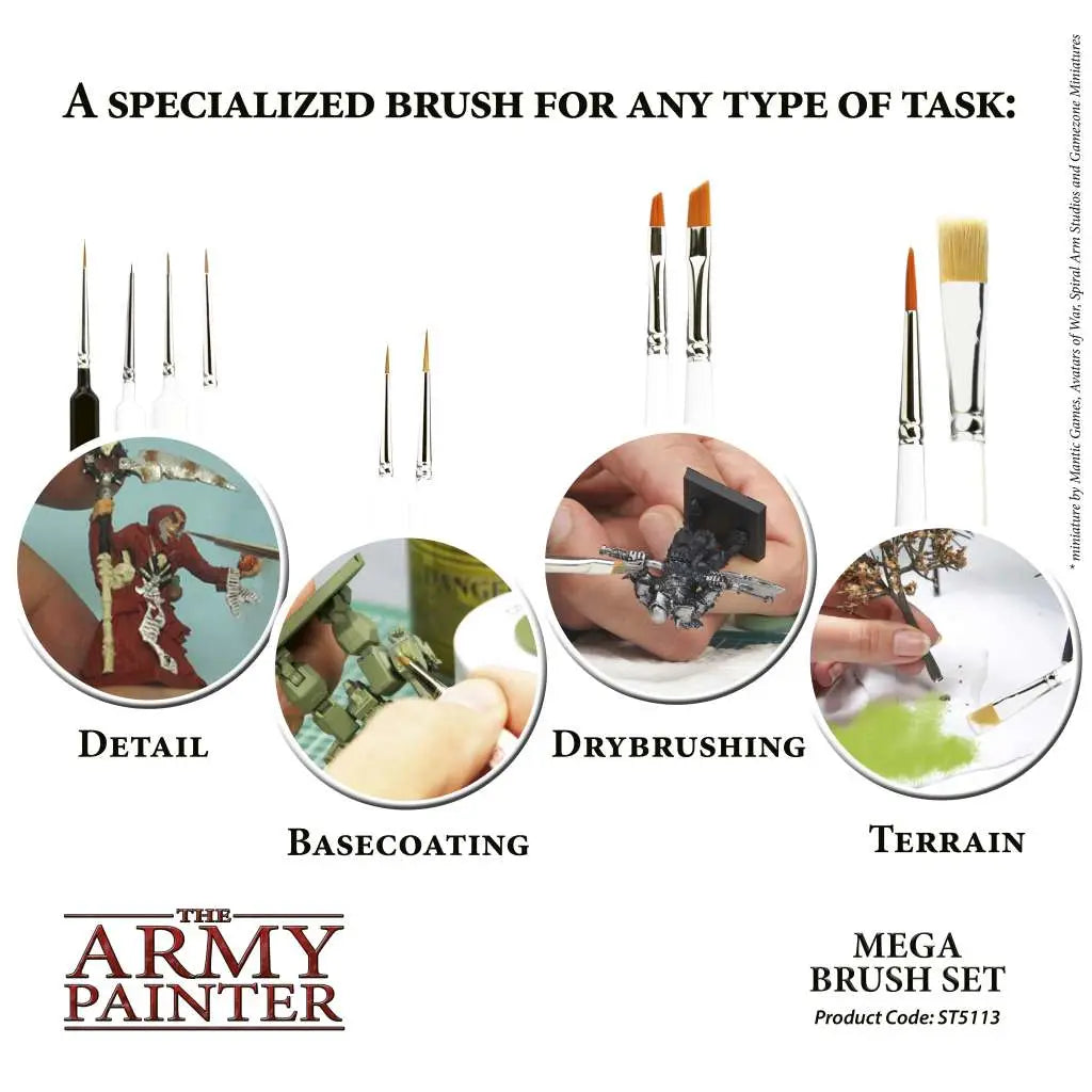 MEGA BRUSH SET ARMY PAINTER
