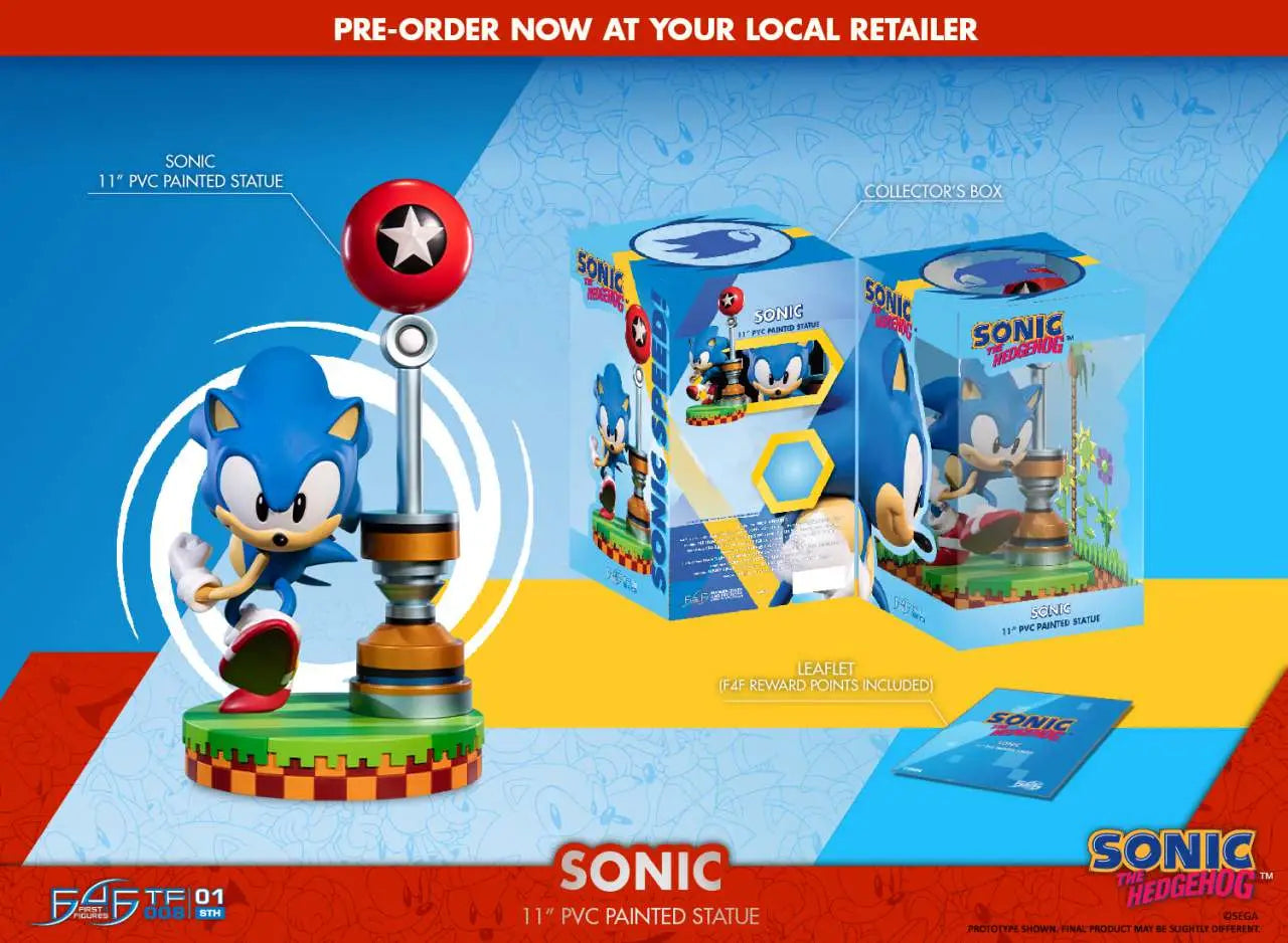 SONIC THE HEDGEHOG 11inch PVC FIGURE FIRST4FIGURES