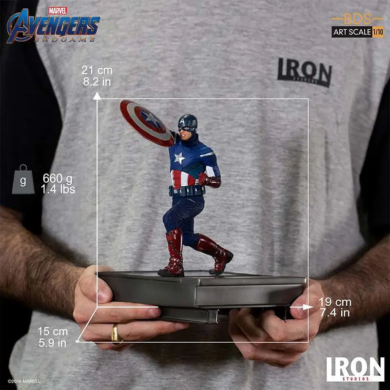 AE CAPTAIN AMERICA 2012 1/10 ART ST IRON STUDIOS