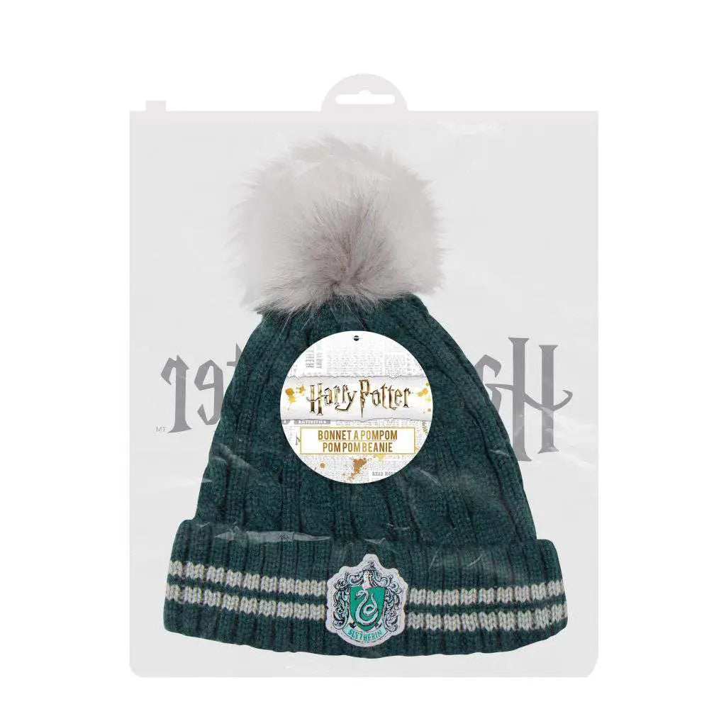 HP SLYTHERIN POMPOM BEANIE CINEREPLICAS