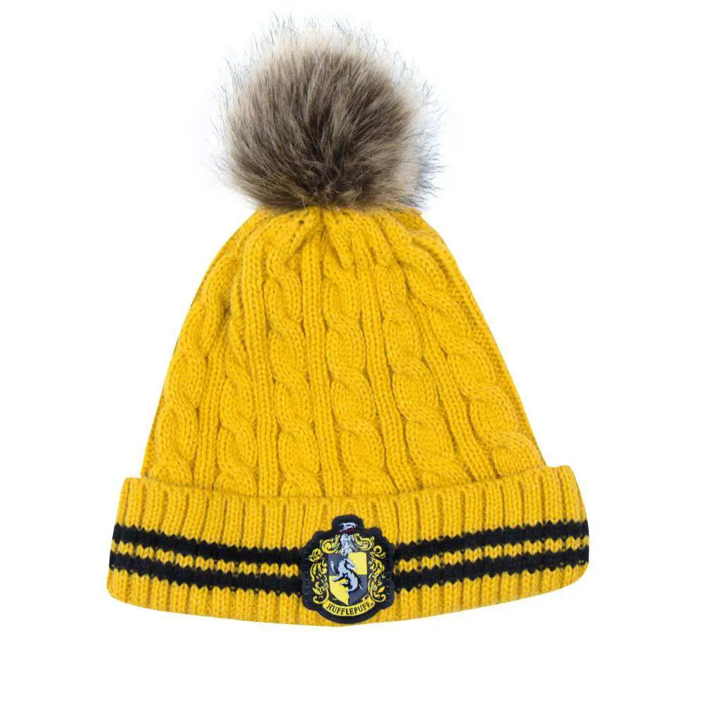 HP HUFFLEPUFF POMPOM BEANIE CINEREPLICAS