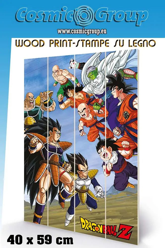DRAGON BALL BATTLE CLASH WOOD PRINT PYRAMID INTERNATIONAL