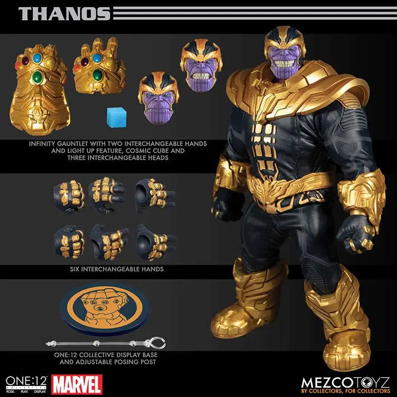 ONE 12 COLL THANOS MEZCO TOYS