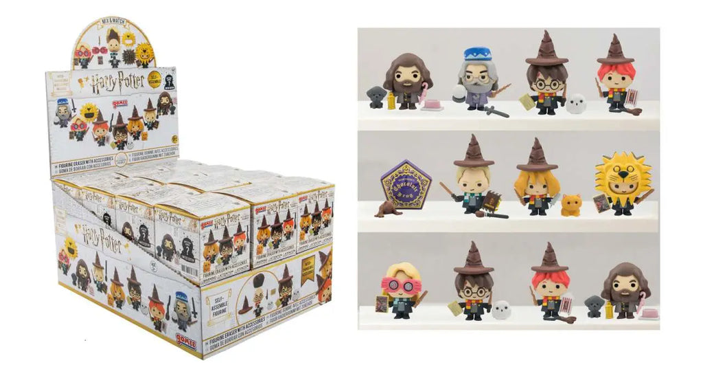 HARRY POTTER ERASERS DISPLAY BOX 24 CINEREPLICAS