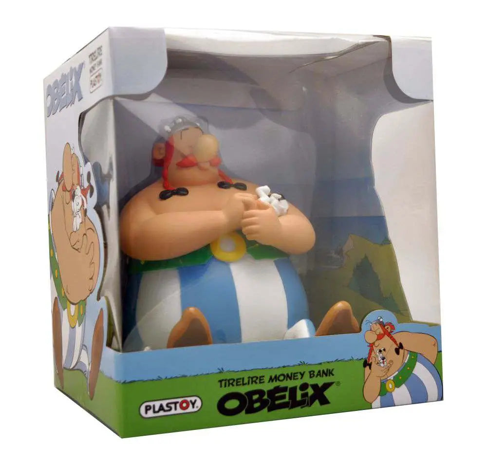 ASTERIX OBELIX WITH IDEFIX MONEY BANK PLASTOY