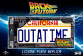 BTTF OUTATIME LICENCE PLATE DOCTOR COLLECTOR
