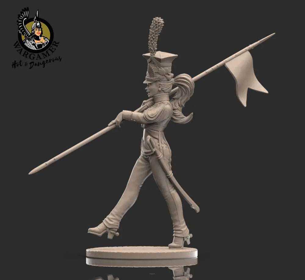 54 mm BASIA CHEVAUX LEGERE OF THE GUARD HOT AND DANGEROUS